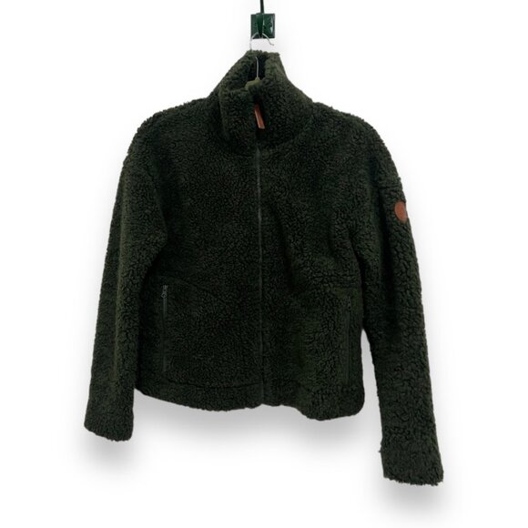 Alpine Design Talia Ridge Sherpa Jacket Green Womens Full Zipper Size X-Small - Picture 7 of 7